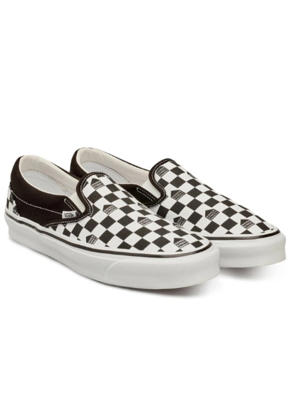 NWT Vans Dover Street Market OG Classic Slip-On Black White Checkerboard Men's 7
